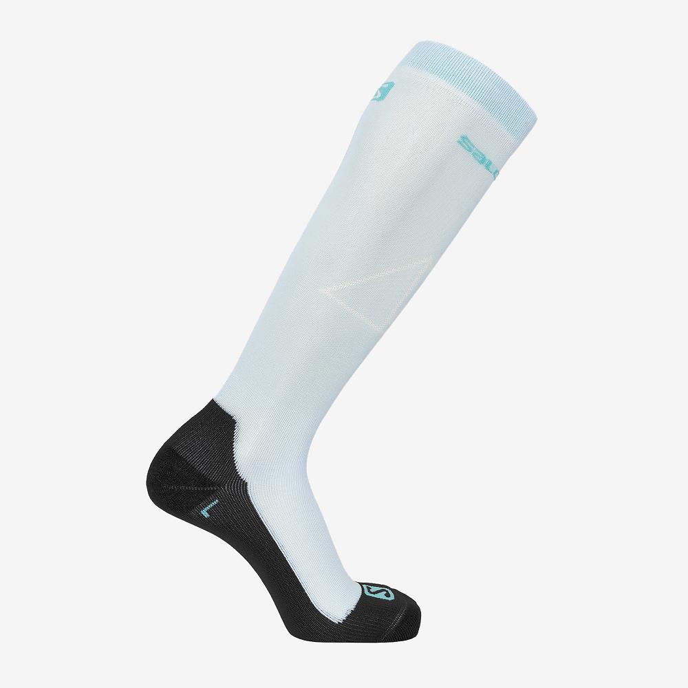 Salomon Singapore Mens Socks - QST White | 46508-LRCB